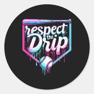 Sell Drip Boys Ice Cream Respect The Drip Players Classic Round Sticker