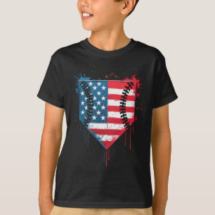 Sell Drip Boys Kids Ice Cream Patriotic American F T-Shirt