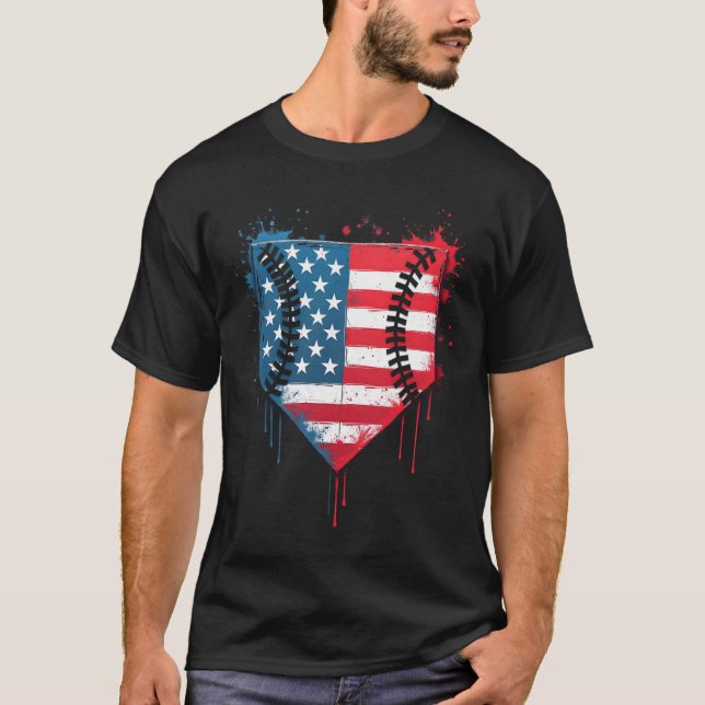 Sell Drip Boys Kids Ice Cream Patriotic American F T-Shirt (Front)