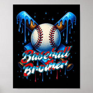 Sell Drip Brother Day Birthday Group Matching Fami Poster