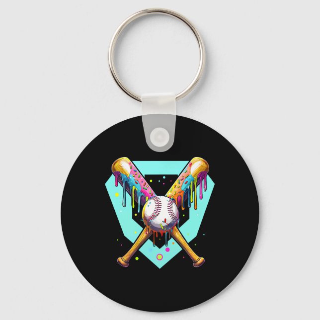 Sell Drip For Boys Ice Cream Drip Youth Boys Sell  Key Ring (Front)