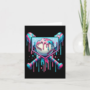 Sell Drip Graphic Ice Cream Drip Sell For Kids Boy Card