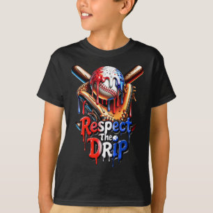 Sell Drip Ice Cream Dripping Respect The Drip 3  T-Shirt