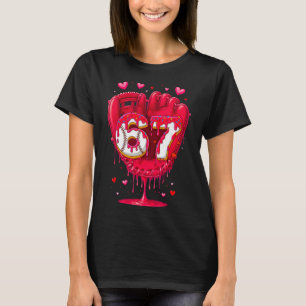 Sell Drip Ice Cream Valentine Youth Boys Girls Spo T-Shirt