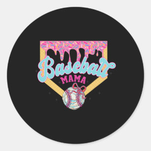 Sell Drip Mama Ice Cream Drip Kids Boys Sell Mum Classic Round Sticker