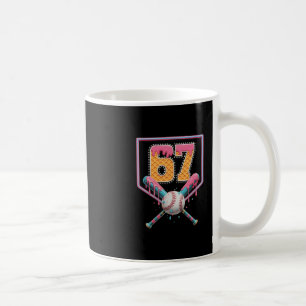 Sell Drip Number 67 Fun Six Seven 6 7 Meme Design Coffee Mug