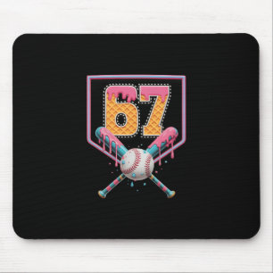 Sell Drip Number 67 Fun Six Seven 6 7 Meme Design  Mouse Mat