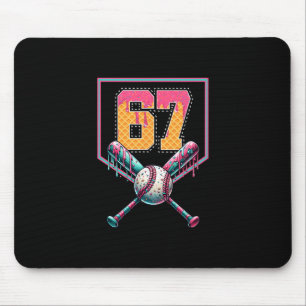 Sell Drip Number 67 Player Or 67th Birthday  Mouse Mat