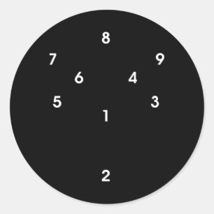Sell Field Player Position Numbers Scorekeeper Che Classic Round Sticker