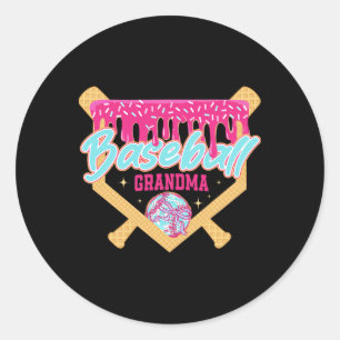 Sell Grandma Drip Ice Cream Sell Season Mother's D Classic Round Sticker