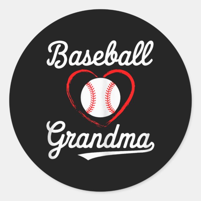 Sell Grandma Shirt Women Sell Heart Mothers Day  Classic Round Sticker (Front)