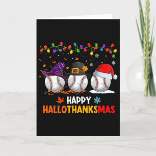 Sell Halloween Thanksgiving Christmas Hallothanksm Card