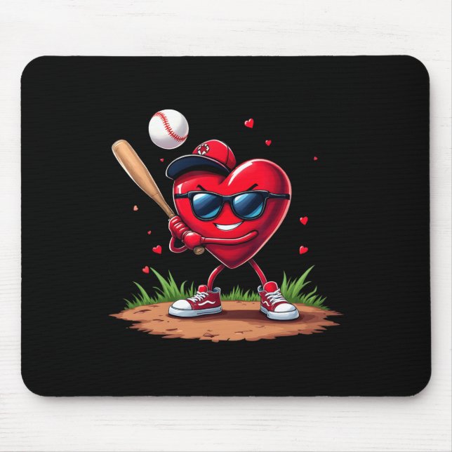 Sell Heart Funny Valentine's Day Design Sell Lover Mouse Mat (Front)