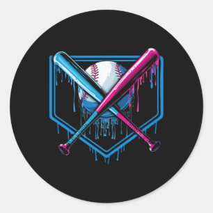 Sell Home Plate Drip Boys Sell T 2 Classic Round Sticker