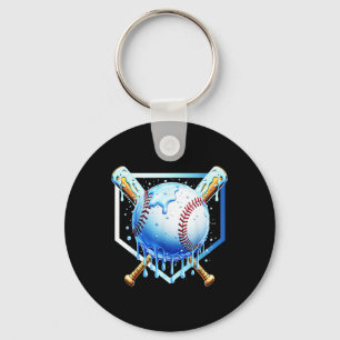 Sell Home Plate Ice Cream Drip Sprinkles Drip Key Ring