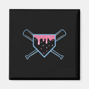 Sell Home Plate Ice Cream Drip With Sprinkles For Magnet