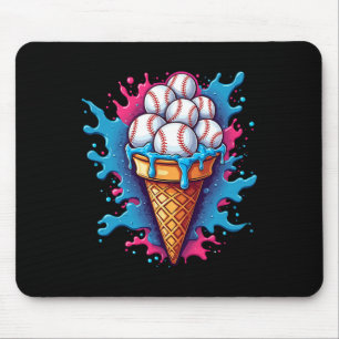 Sell Ice Cream Cute Sports Lover Design Mouse Mat