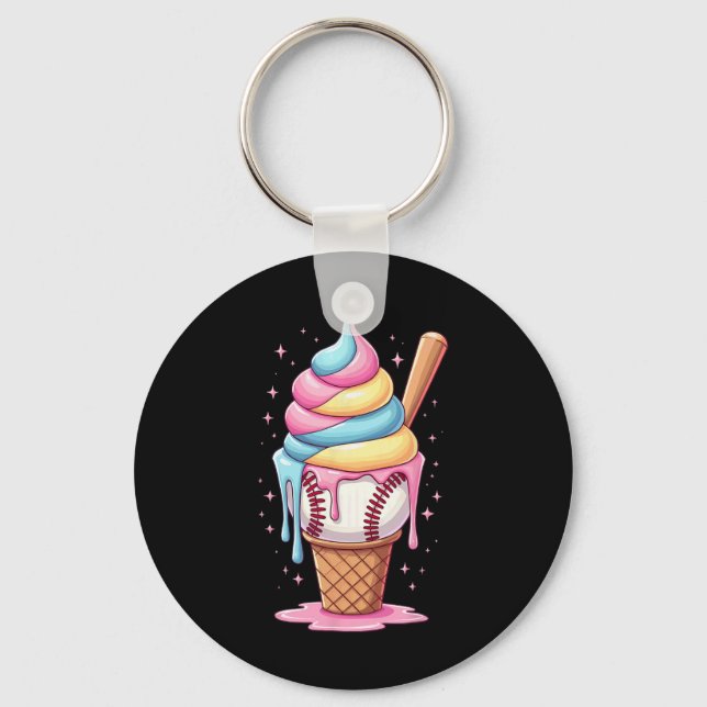 Sell Ice Cream Drip _8  Key Ring (Front)
