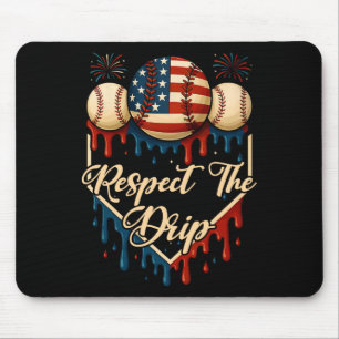 Sell Ice Cream Dripping 4th Of July Respect The Dr Mouse Mat