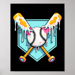 Sell Ice Cream Dripping Sell Home Plate Drip Boys  Poster