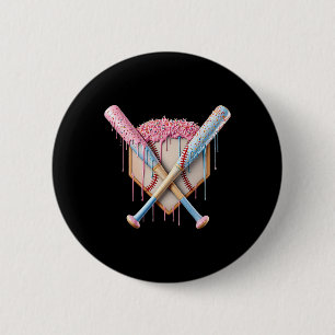 Sell Ice Cream Home Plate Drip Youth Boys Sell 6 Cm Round Badge
