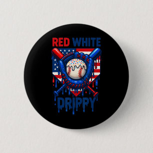 Sell Ice Cream Red White And Drippy 4th Of July Pa 6 Cm Round Badge