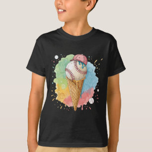 Sell Ice Cream Watercolor Sell 3 T-Shirt