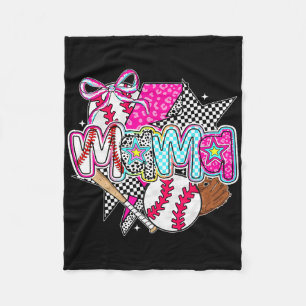 Sell Mama Coquette Bow Game Day Sell Mum Mother 5  Fleece Blanket