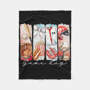 Sell Mama Coquette Bow Game Day Sell Mum Mother 8  Fleece Blanket