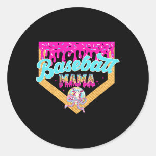 Sell Mama Coquette Bow Sport Mum Drip Sell 2 Classic Round Sticker