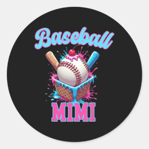 Sell Mimi Ice Cream Drip Mother's Day Classic Round Sticker