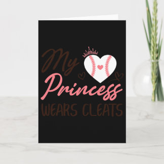 Sell Mom Dad My Princess Wears Cleats  Card