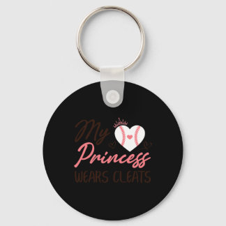 Sell Mom Dad My Princess Wears Cleats  Key Ring
