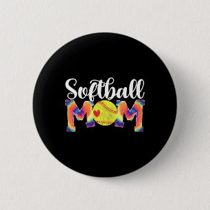 Sell Mom Love Tie-dye Softll Mom Mothers Day 6 Cm Round Badge