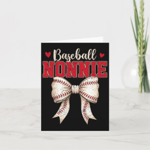 Sell Nonnie Coquette Bow Game Day Mothers Day  Card