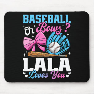 Sell Or Bows Lala Loves You Funny Gender Reveal Mouse Mat
