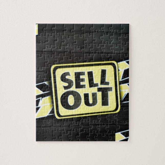 Sell Out Art Print Jigsaw Puzzle (Vertical)