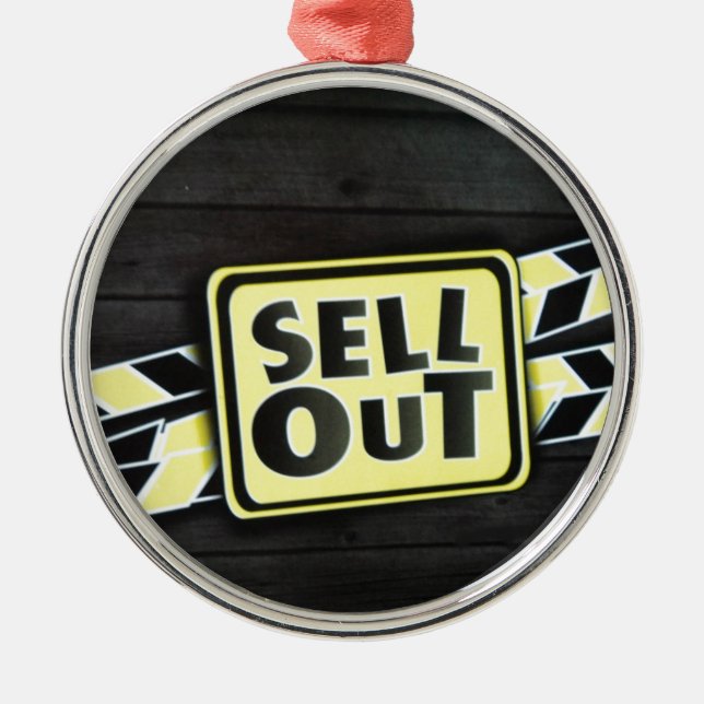 Sell Out Art Print Metal Tree Decoration (Front)