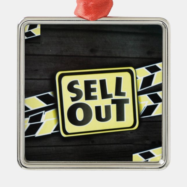 Sell Out Art Print Metal Tree Decoration (Front)