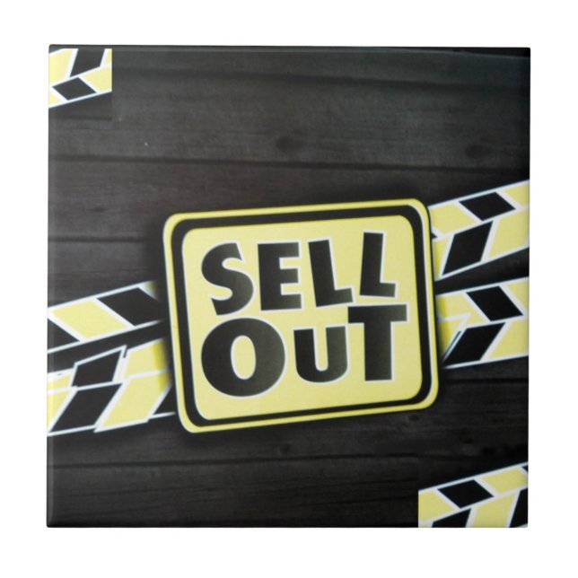 Sell Out Art Print Tile (Front)