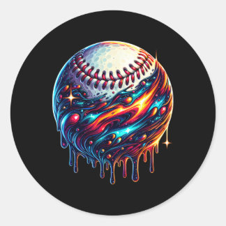Sell Planet Drip Sell Drip Sell Ice Cream Drip  Classic Round Sticker
