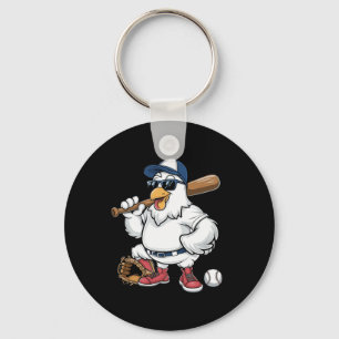 Sell Playing Chicken Funny Sports Design Key Ring