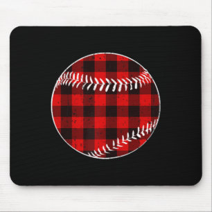 Sell Red Plaid Cute For Christmas Women Sports Lov Mouse Mat