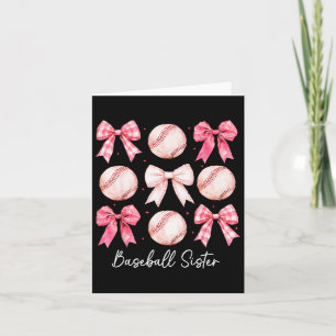 Sell Sister Coquette Bow Game Day Sell Mum Mother Card