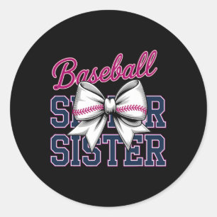 Sell Sister Coquette Bow Toddler Girls Kids Youth Classic Round Sticker