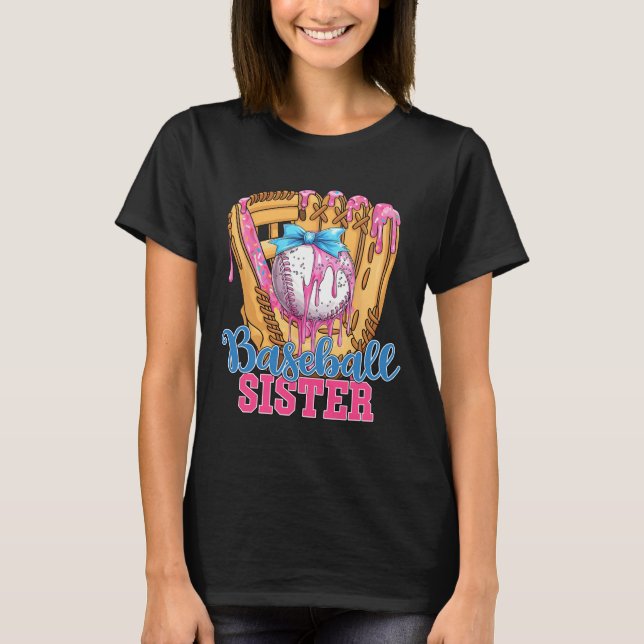 Sell Sister Funny Sell Ice Cream Drip Big Sister  T-Shirt (Front)