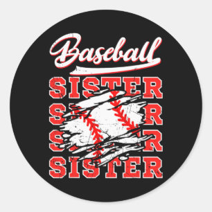 Sell Sister Sport Lover Stepsist Ll Sister Mothers Classic Round Sticker