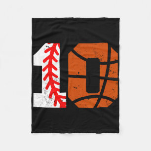 Sell Sketll Number 10 Jersey Funny 10th Birthday 1 Fleece Blanket