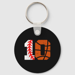 Sell Sketll Number 10 Jersey Funny 10th Birthday 1 Key Ring