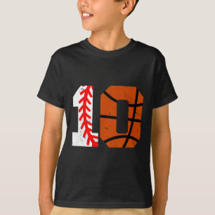 Sell Sketll Number 10 Jersey Funny 10th Birthday 1 T-Shirt
